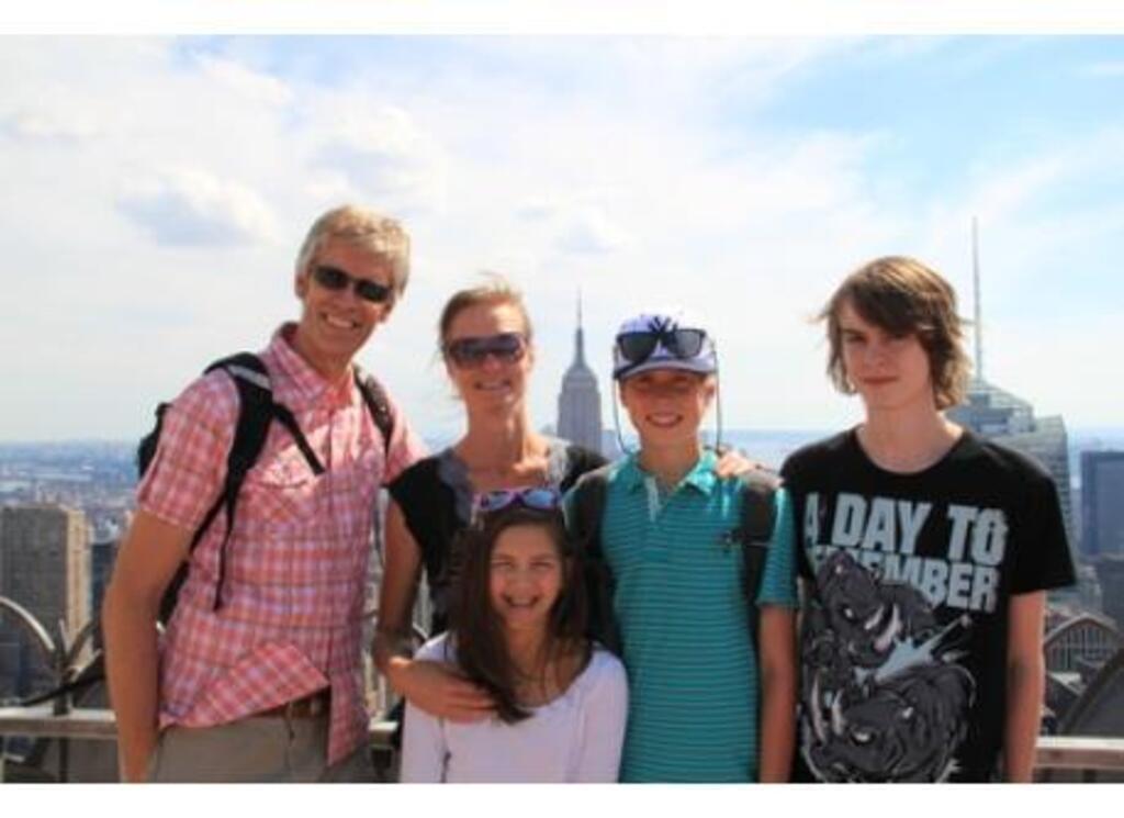 The family, several years ago