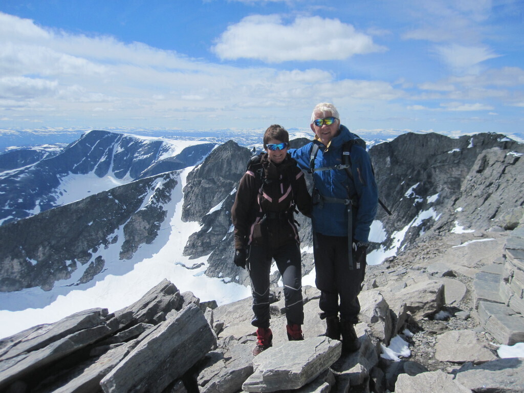 Snøhetta, about 3 hours drive from us to where the path start