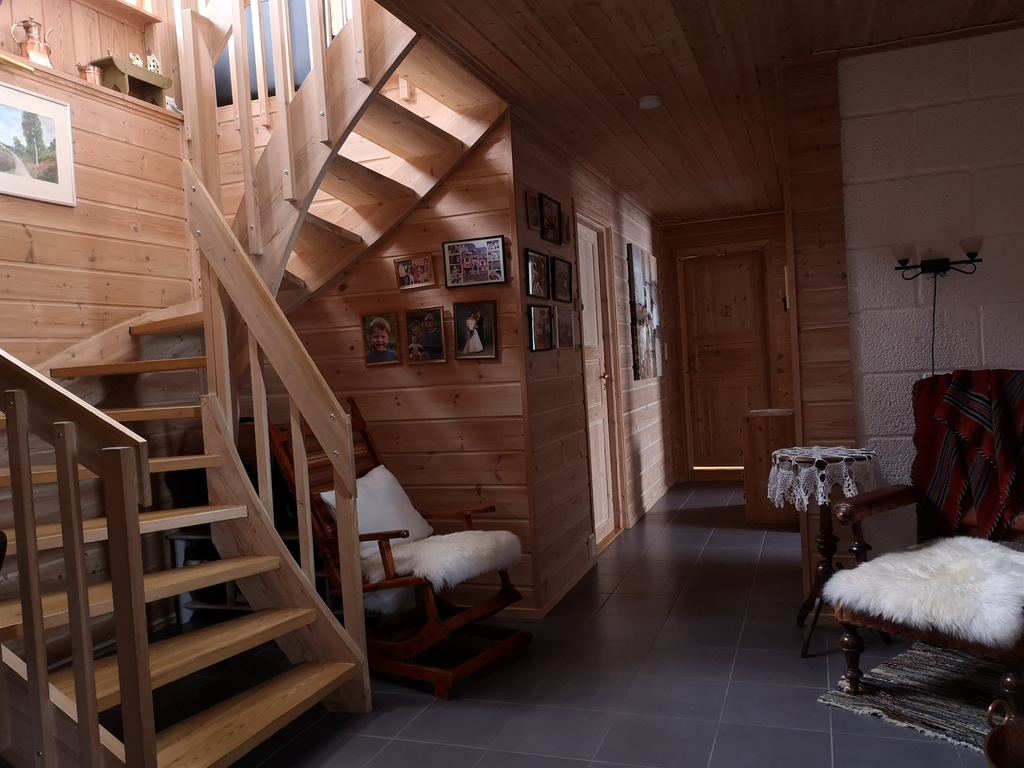 1.st floor, the entrance