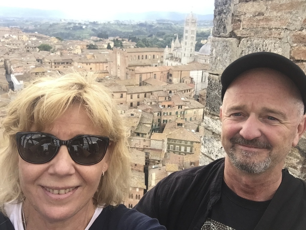 Karin and Kjell, Tuscany