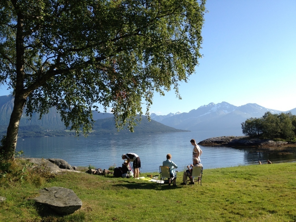 10 minutes walk from our house