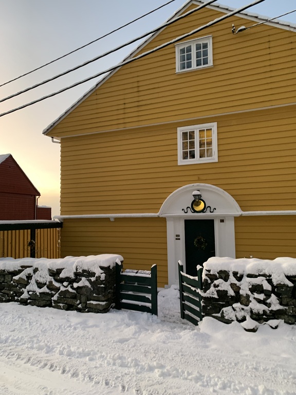 My house in the winter