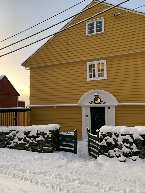 My house in the winter