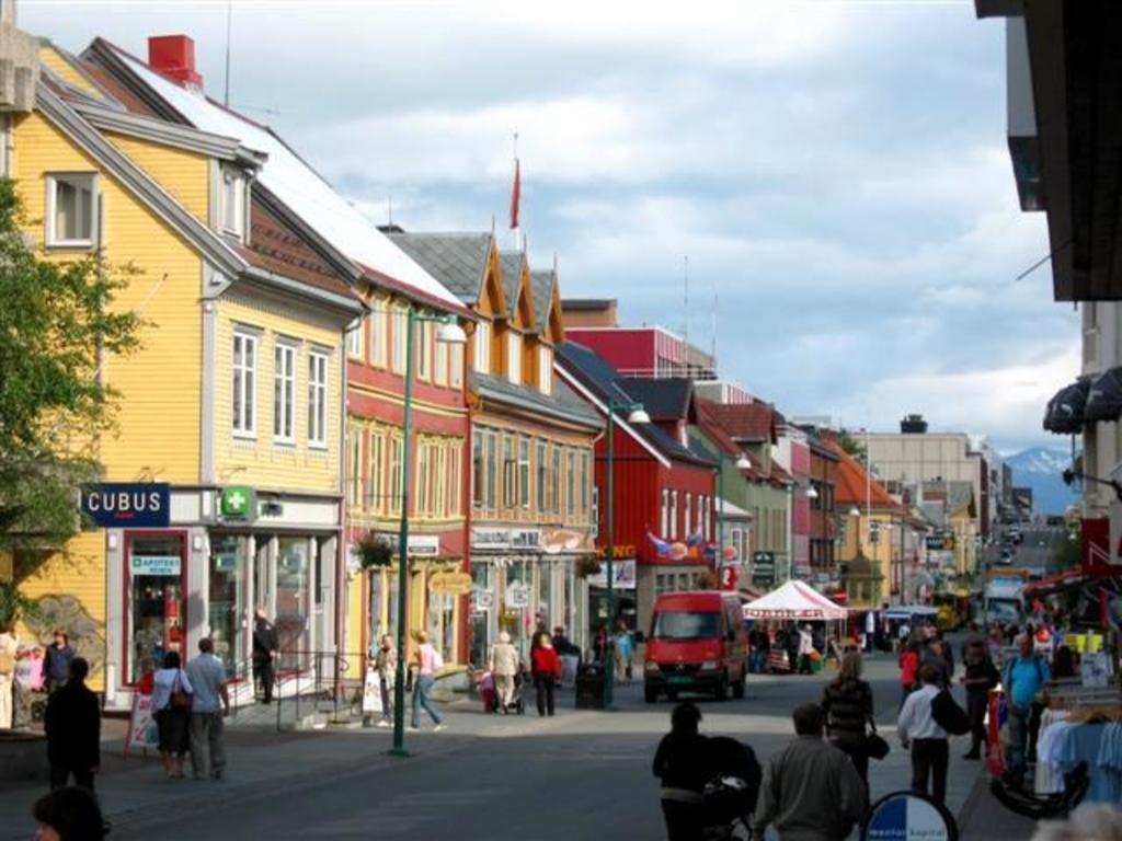 Downtown Tromsø.