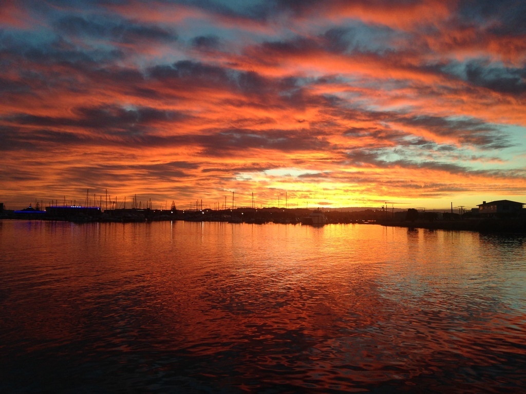 Ahuriri waterfront. A short stroll 