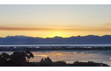 Evening view from the lounge