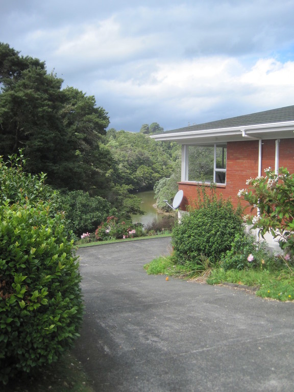Side entrance to under house parking.