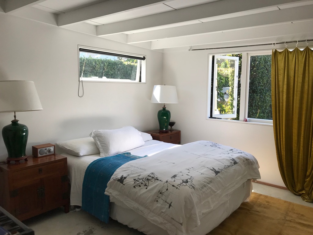 One of three bedrooms