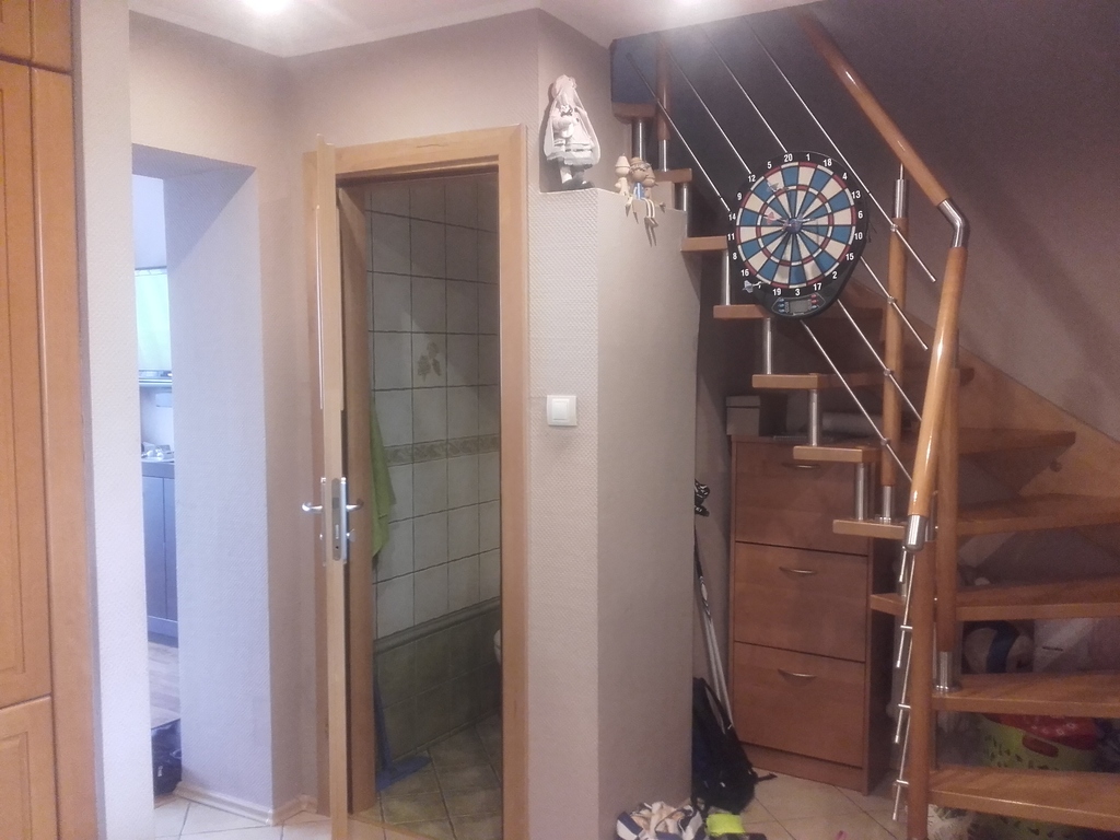 toilet and stairs in flat Zabre