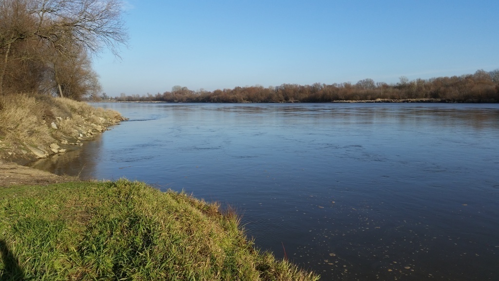 Vistula river, 20-30 minute walk from our house