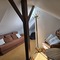 Double bed in the attic