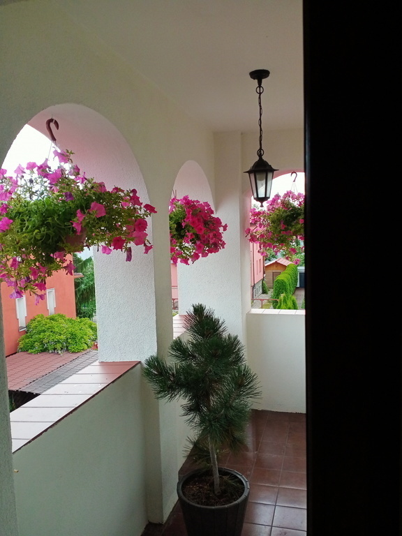 Little balcony on the 2th floor. 