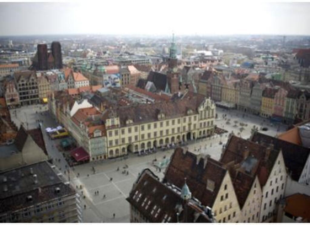 The old market from the air