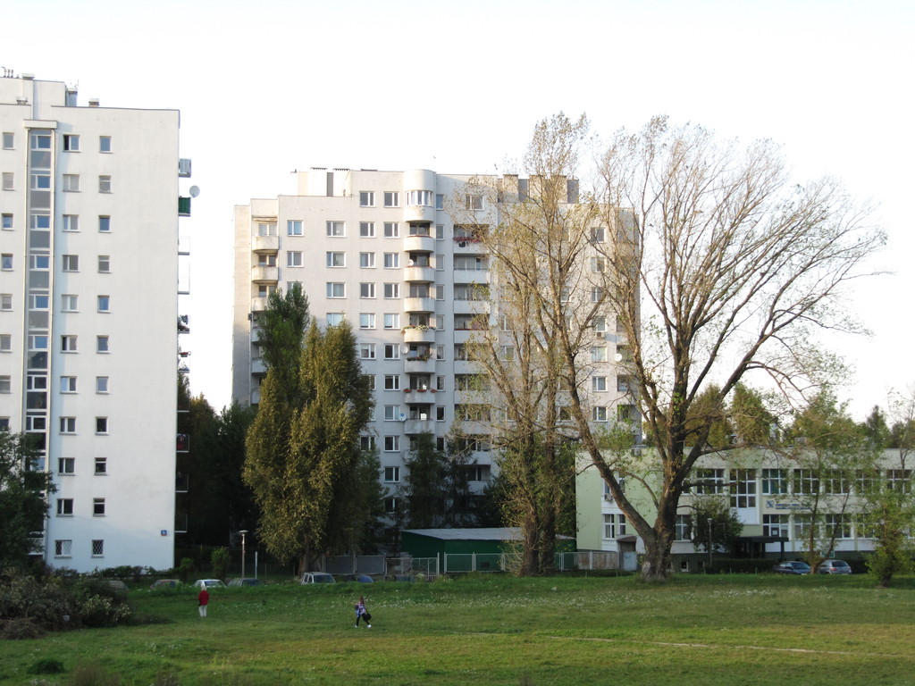 View to our block from fort