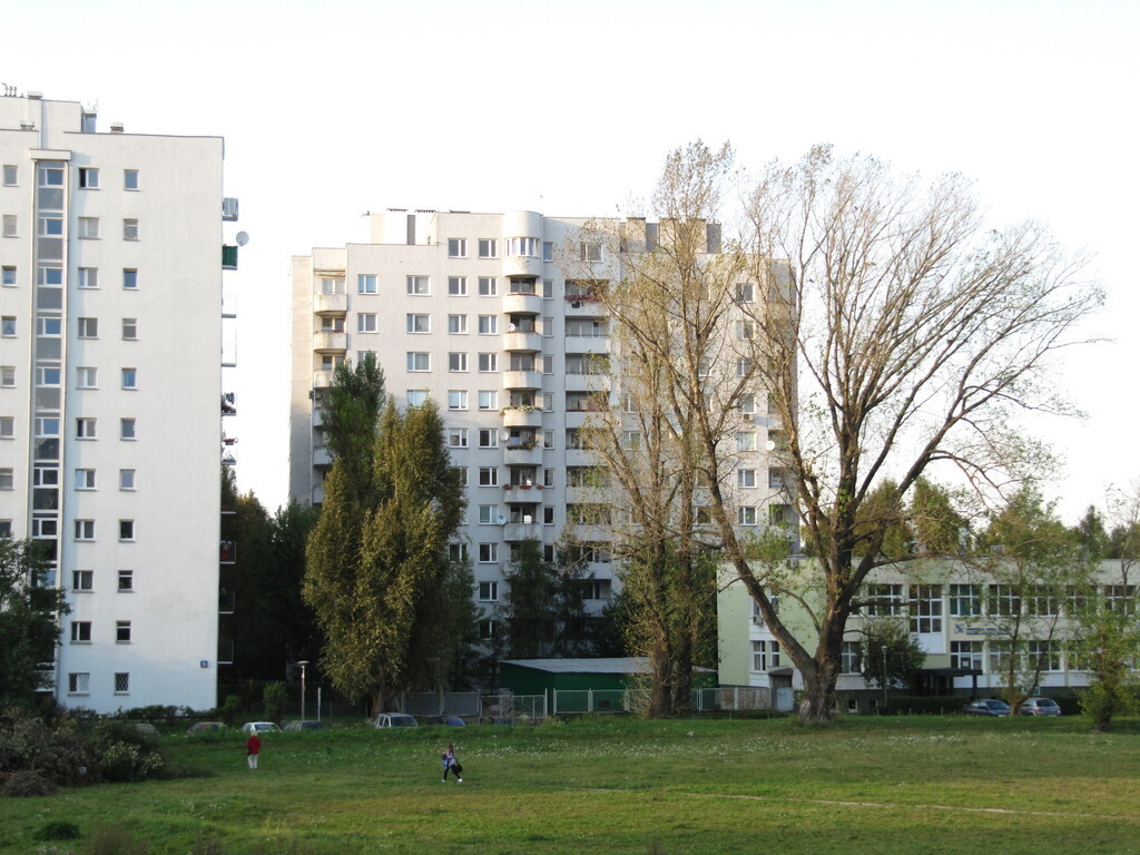 View to our block from fort