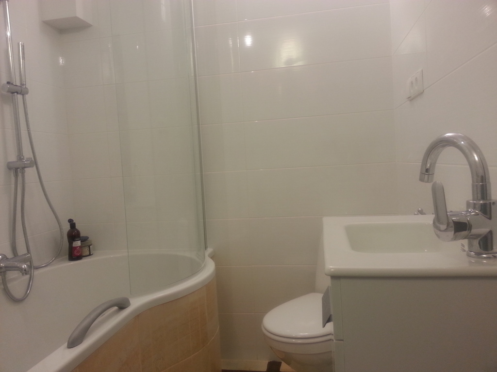 our newly renovated bathroom