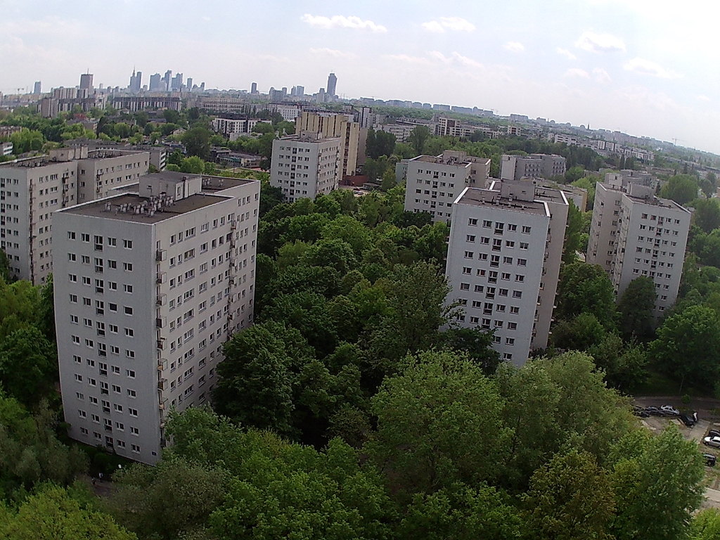 View to South, to city center