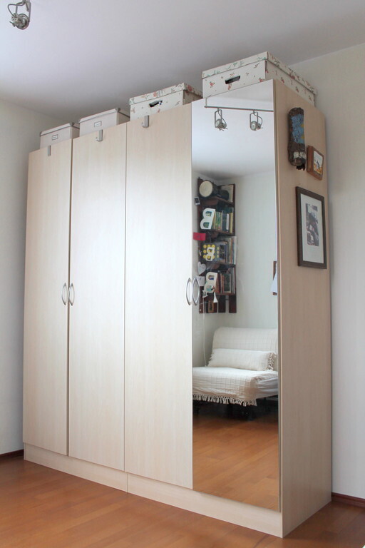 Wardrobe in bedroom