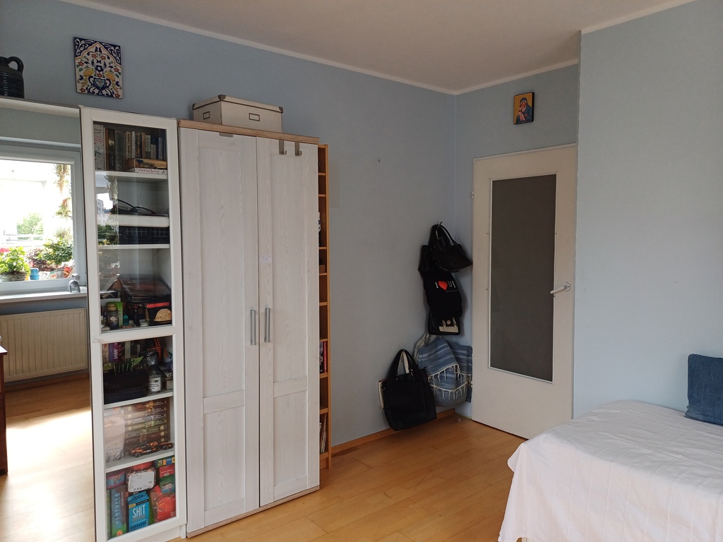 Bedroom with balcony