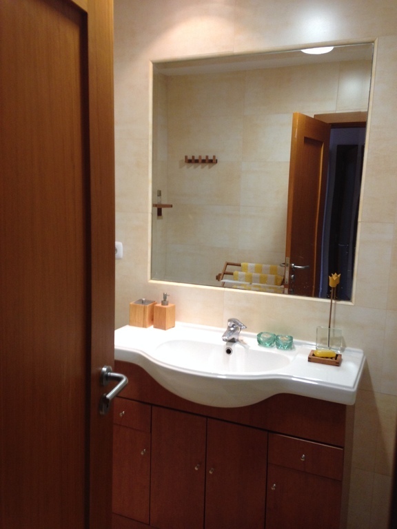 The bathroom in the first floor.