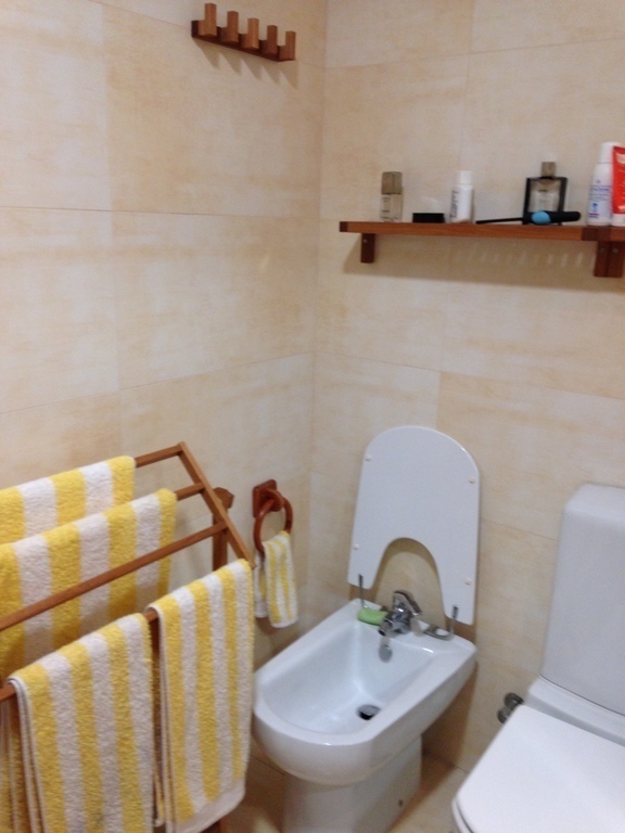 The bathroom in the first floor.