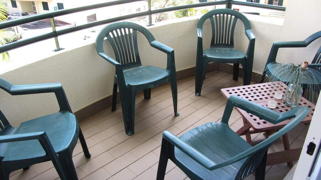 One of the balconies