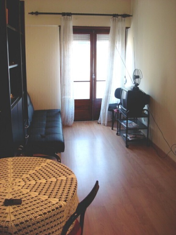 Living room with eating area