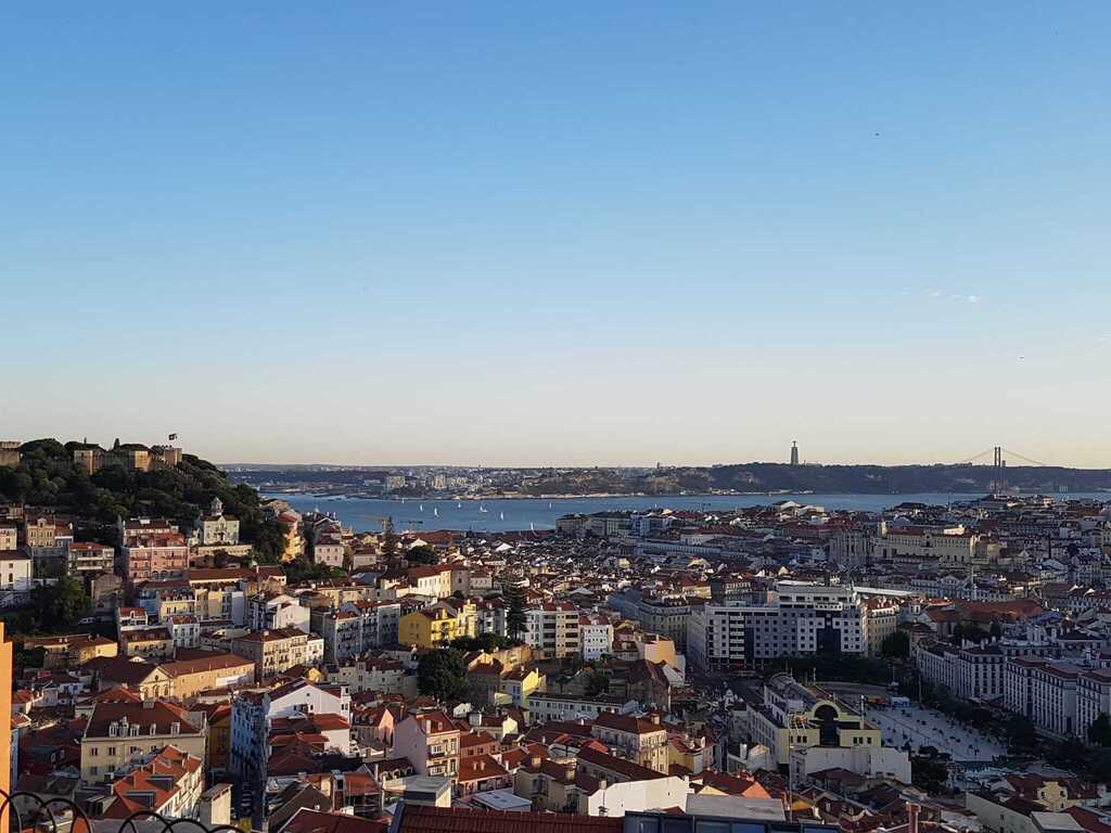 Lisbon seen from "Miradouro da Graça".
