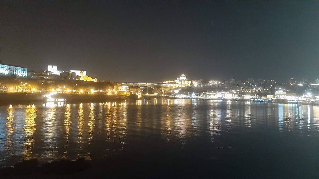 Porto at night