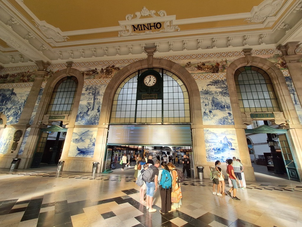 São Bento Station - voted the seventh most beautiful railway station in Europe by European Best Destinations magazine