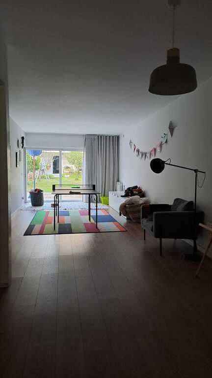 Ground level connected to garden