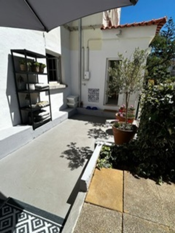 Terrace leading into KItchen
