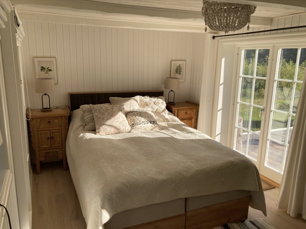 Interior of chicken house/guest room