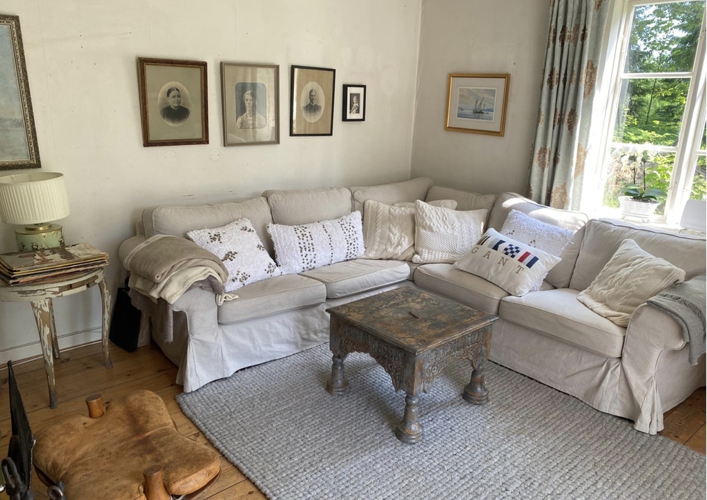 Living room of main house