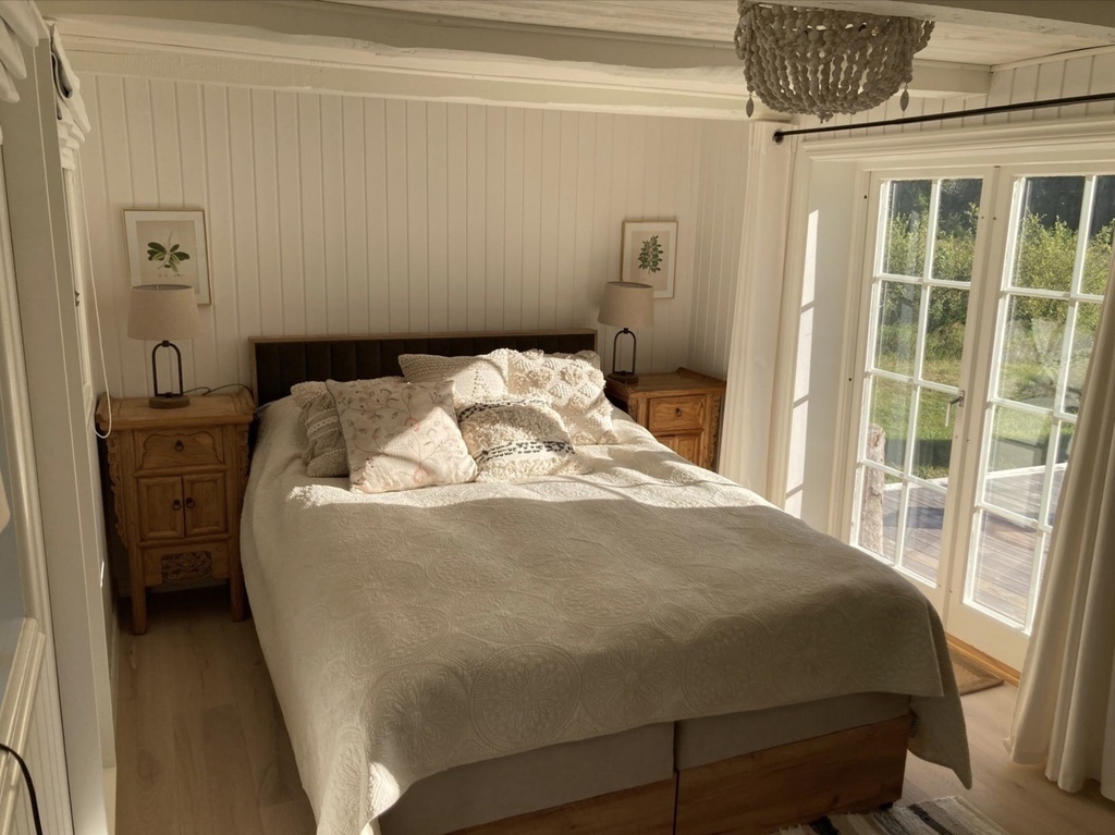 Interior of chicken house/guest room