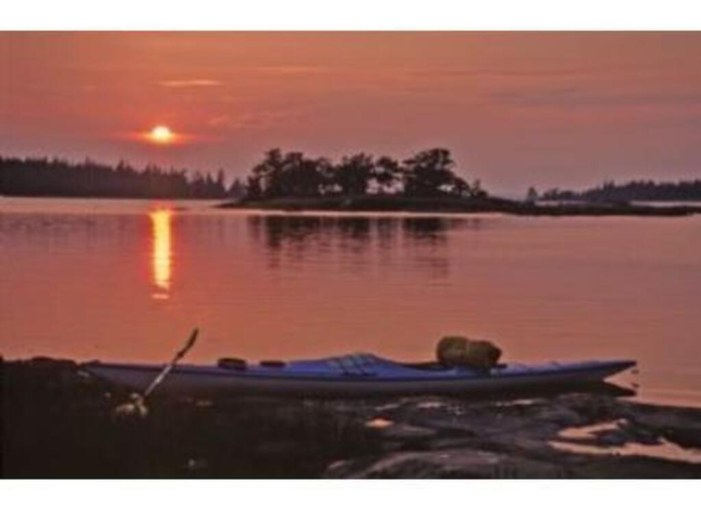 Canoing in Lake Mälaren