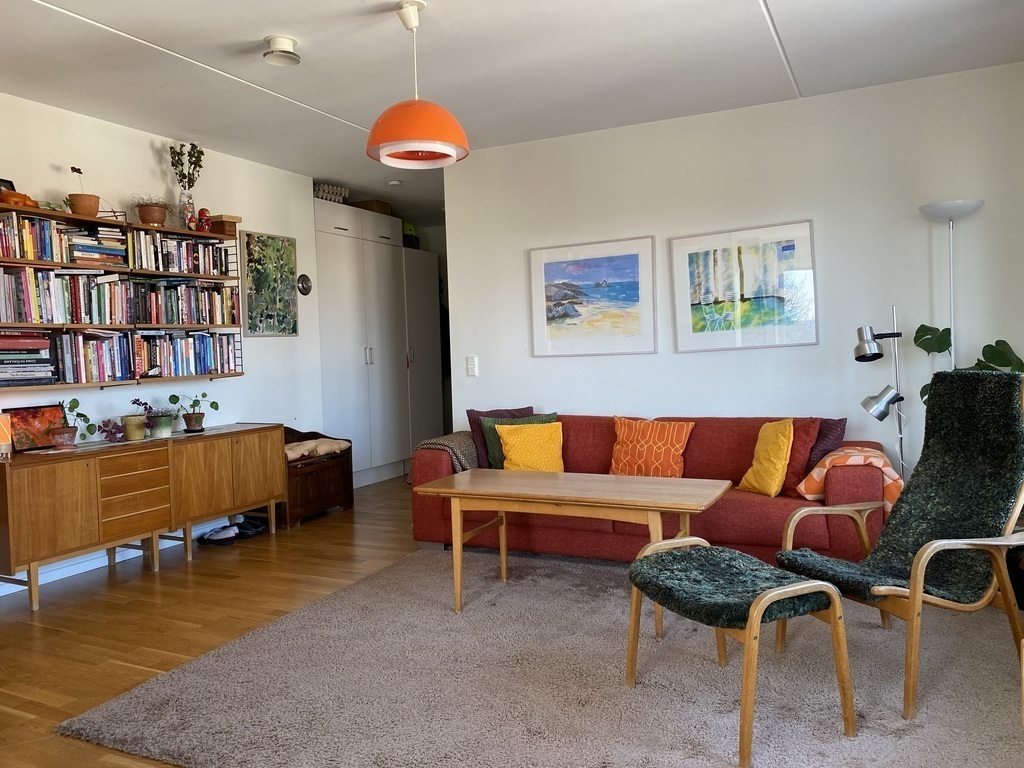 Living room and hall