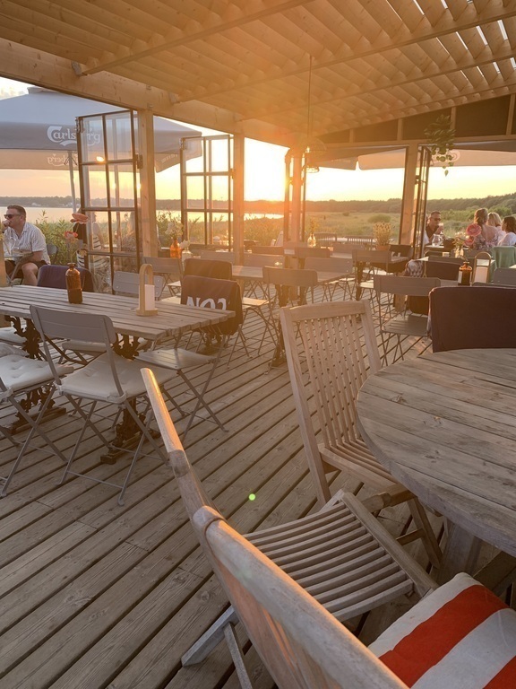 Local restaurant by the sea, 10min walk from us