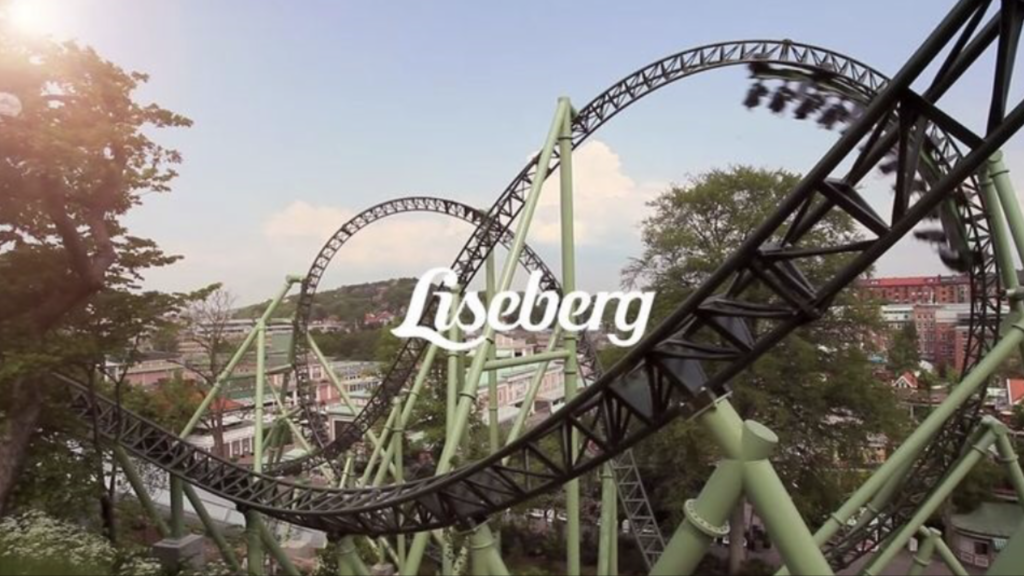 Liseberg (amusement park) in Gothenburg, 1 hour by train/car. 