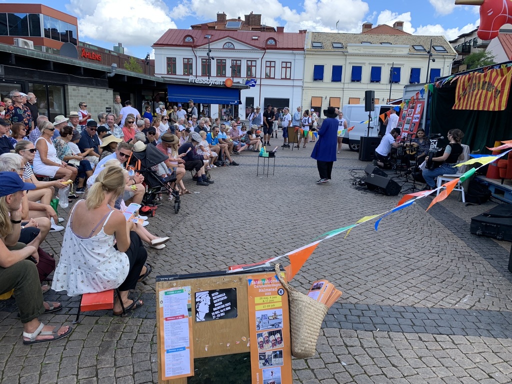 Street festival every year in Halmstad city