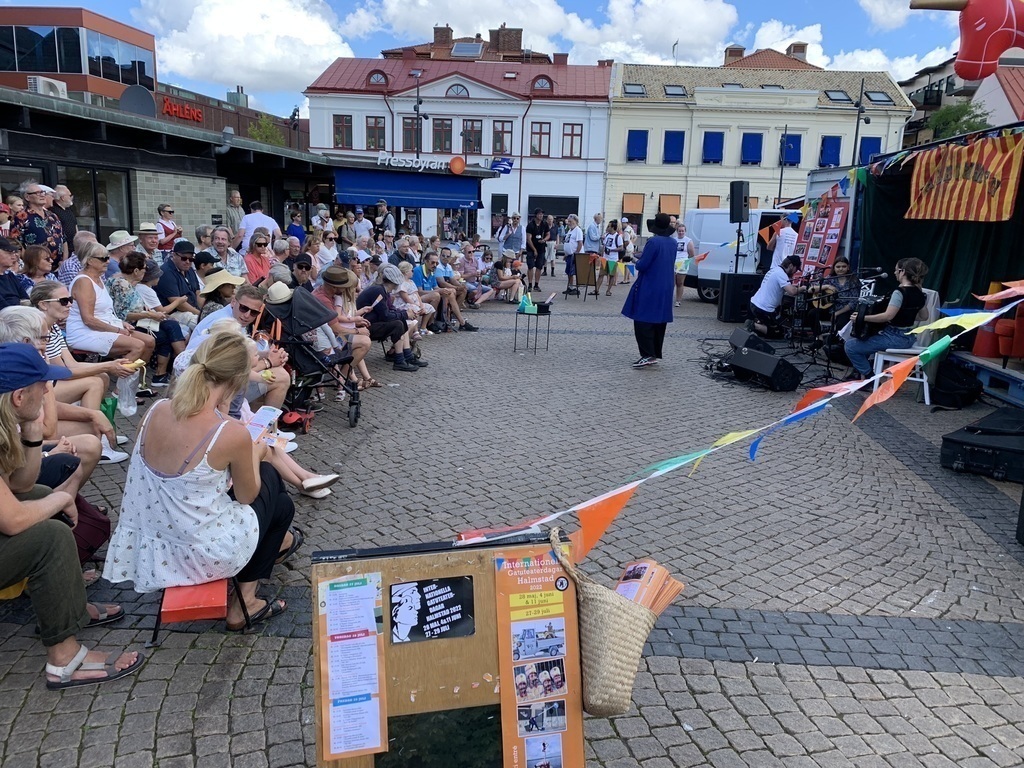 Street festival every year in Halmstad city