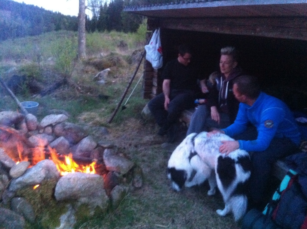 Using what we call " allemansrätten" Free camping and hiking anywhere.
