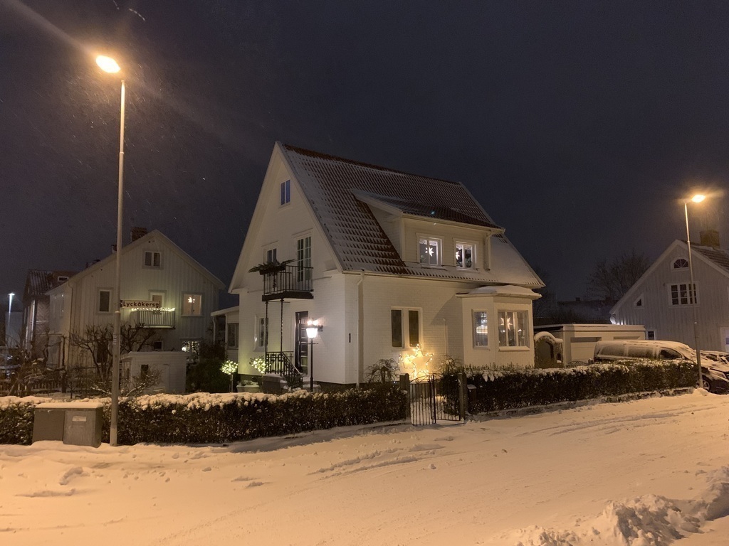 Our house in Winter 