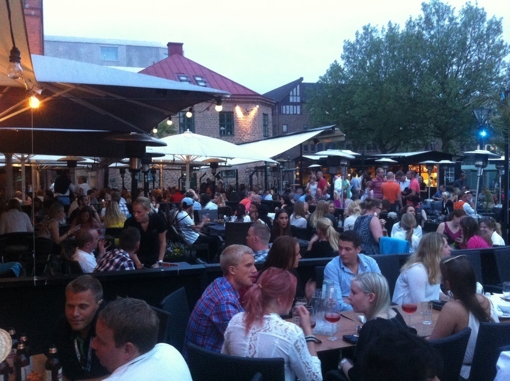 Many nice restaurants in Halmstad