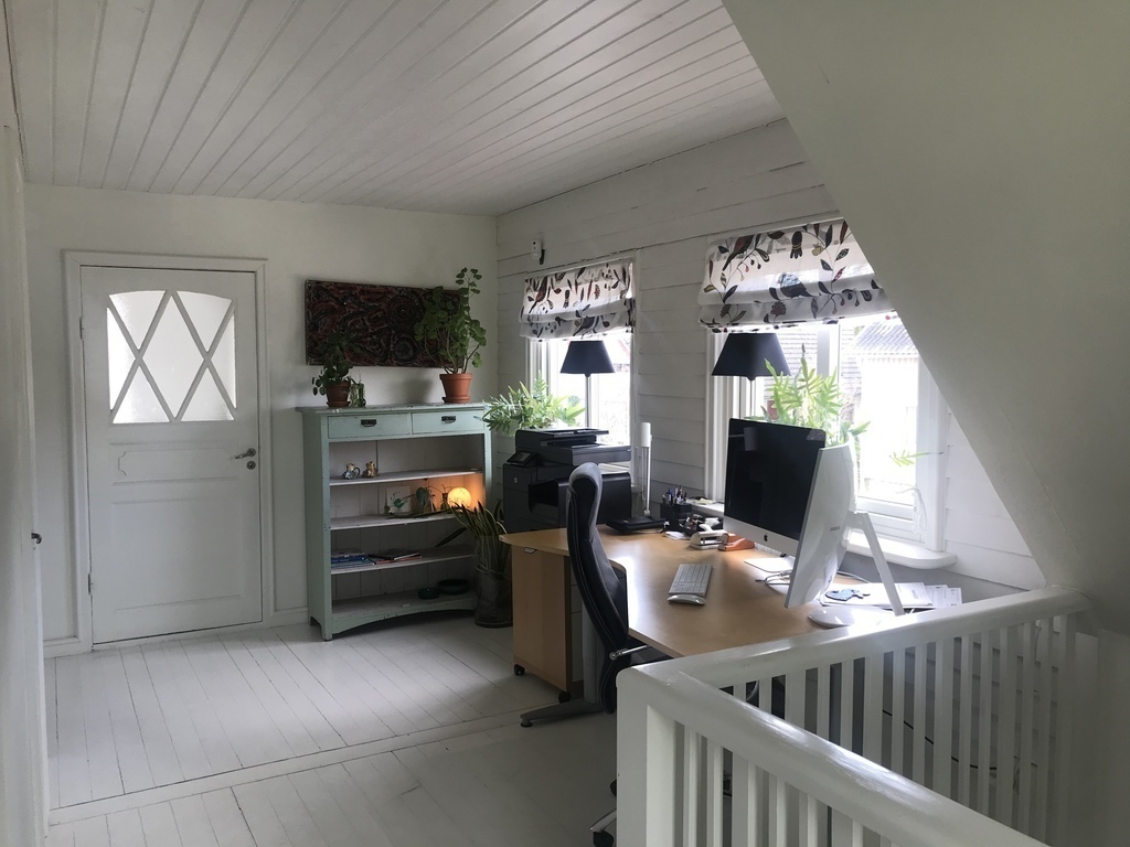 Hall upstairs, our other home-office