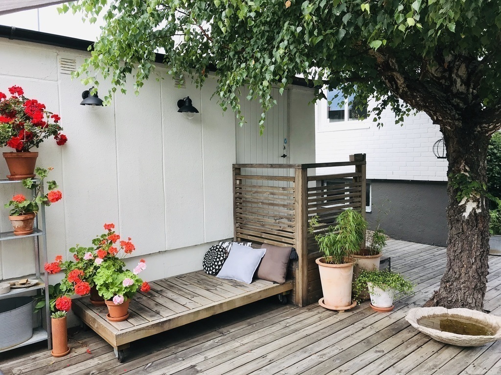Sunbed in the lounge