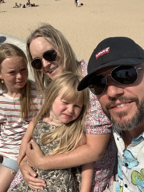 This is us. Our daughters are now 14 and 8.