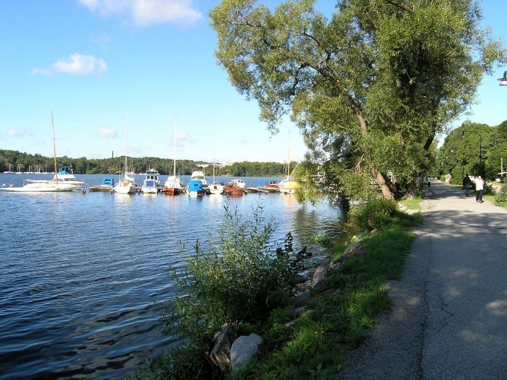 Promenade just below our house