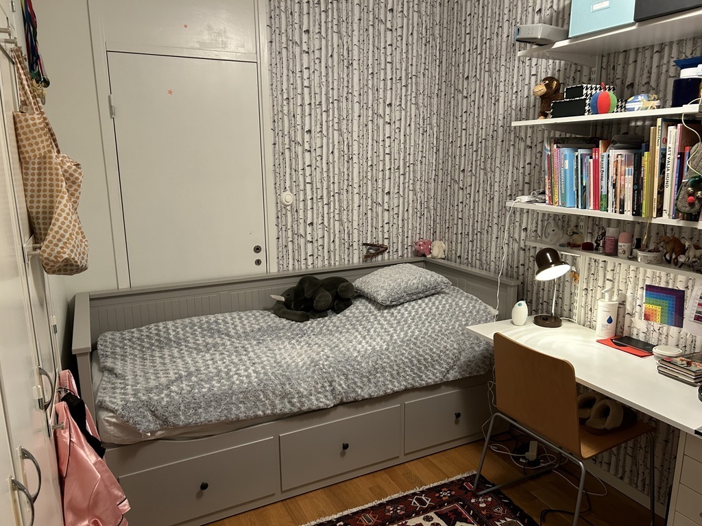 Sleeping room 3, bed sofa 80-160 cm