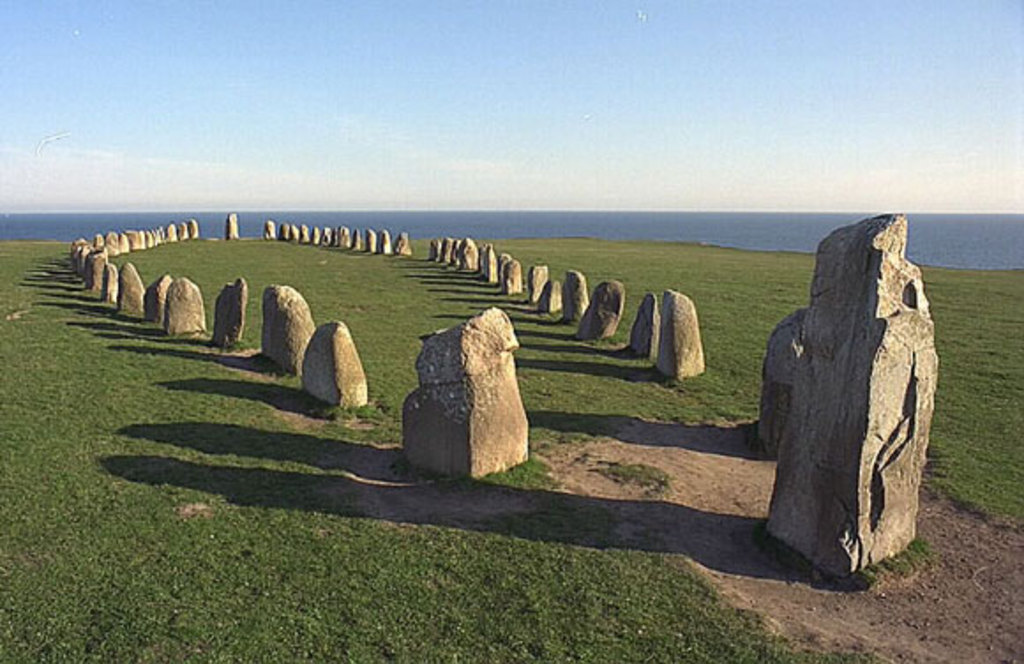Ale Stenar (65 km)  –  Sweden’s best-preserved ship tumulus, made up of 59 standing stones 1,400 years ago.